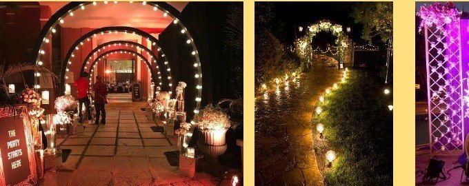 Entrance Gallery Decorations hero - Chana Jor Garam Artist Booking India