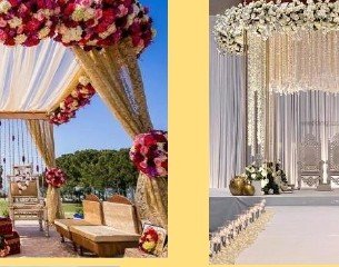 White Garland Mandap - Chana Jor Garam Artist Booking India