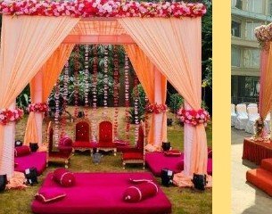 Traditional Baithak Mandap - Chana Jor Garam Artist Booking India