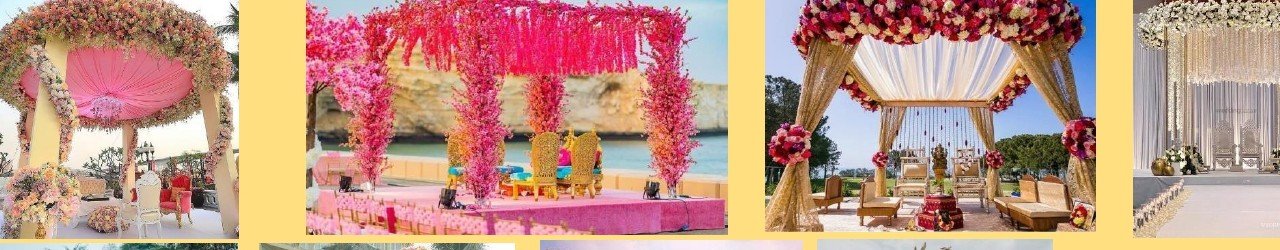 Wedding decorations by Chana Jor Garam Artist / Carnival Network
