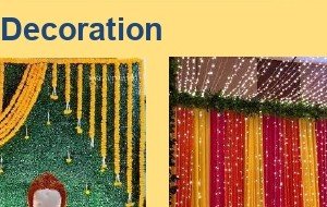 Yellow & White Mehendi Canopy - Chana Jor Garam Artist Booking India