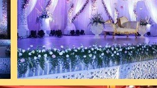 Draped Fabric Stage - Chana Jor Garam Artist Booking India