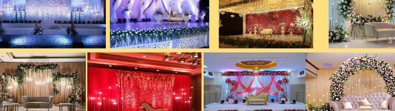Stage Backdrop Decorations hero - Chana Jor Garam Artist Booking India